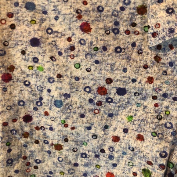 Visconti Black button down size small - Picture 5 of 9